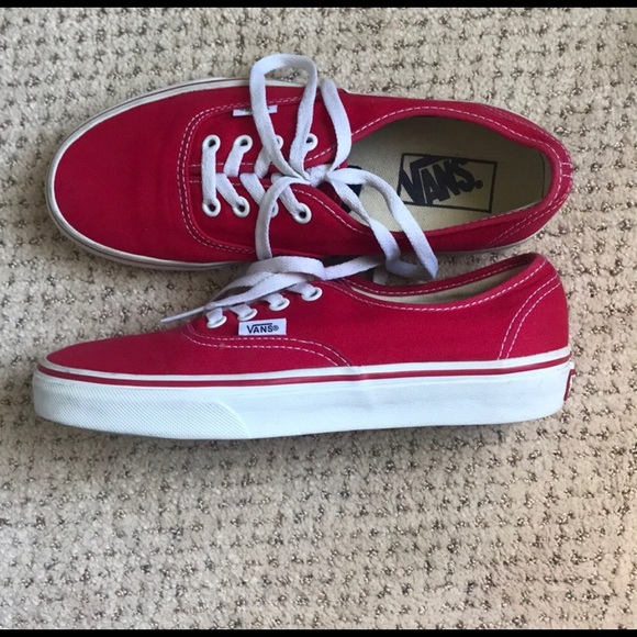 Red Vans - Picture 2 of 3